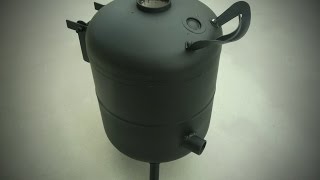 COMO FAZER FORNO DE FUNDIÇÃO PARA ALUMINIO 5 [upl. by Yennek]