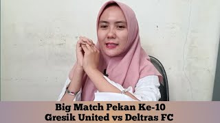 Laga Adu Gengsi Gresik United dan Deltras FC Pada Lanjutan Liga 2 Indonesia [upl. by Rise690]