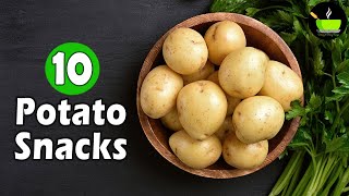 10 Easy snacks with potato  Teatime Snacks  Afterschool Snacks  Quick amp Easy Snacks Recipe [upl. by Einreb]