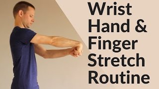 Wrist Hand amp Finger Stretching Routine  Active Isolated Stretching [upl. by Mariandi788]