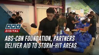 ABSCBN Foundation partners deliver aid to stormhit areas  The World Tonight [upl. by Ettenom]