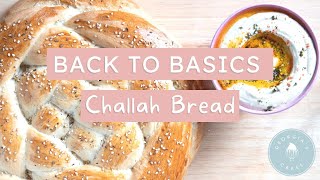 Back To Basics Challah Bread VEGAN  Georgias Cakes [upl. by Eilerua]