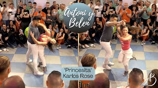 PRINCESITA  KARLOS ROSE  ANTONI Y BELEN  Bachata Fusion  World Salsa Starts 2023 [upl. by Zavras]