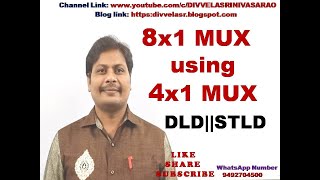 8X1 MUX using 4X1 MUX  8x1 multiplexer using 4x1 multiplexer  8 to 1 MUX using 4 to 1 MUX  DLD [upl. by Winsor]