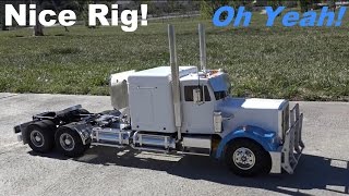 RC Toys RC Truck King Hauler Tractor Truck Drive on the Field  A TANK [upl. by Adnuahsor]