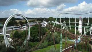 Nessie Superrollercoaster Front Seat onride POV Hansa Park Germany [upl. by Previdi358]