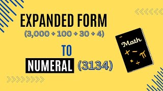 Expanded form to Numeral [upl. by Jeffie]