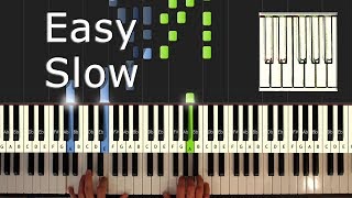 Game of Thrones  Piano Tutorial Easy SLOW Theme  How To Play Synthesia [upl. by Euphemie174]