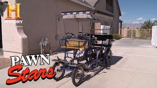 Pawn Stars SolarPowered Bicycle  History [upl. by Holds]