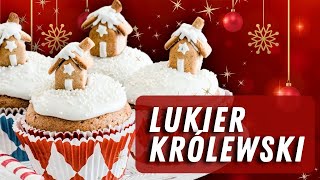 Jak zrobić lukier królewski Idealny LUKIER Do dekorowania pierniczków 😋 ❄️ [upl. by Arlen688]