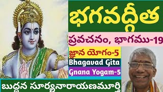 భగవద్గీత ప్రవచనం19 II జ్ఞాన యోగం5 II Bhagavadgita Pravachanam19 II Gnana Yoga5 II BSN MURTHY [upl. by Ronile]