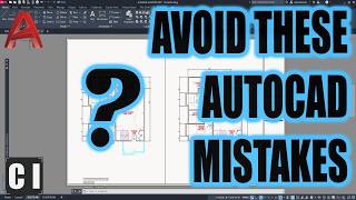 Common AUTOCAD Mistakes to Avoid for Perfect Drawings Every Time [upl. by Etteb653]