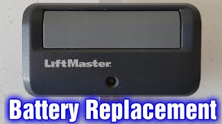 Liftmaster Garage Door Remote Battery Replacement [upl. by Sliwa266]