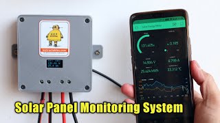 Make a Solar Panel Monitoring System  ESP32 Energy Monitoring [upl. by Manoff]