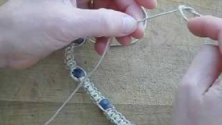 How to tie a Hemp Jewelry Bracelet Part 2 Sizing and Finishing off Wrenhouse tutorial [upl. by Phillipp]