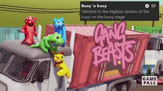 Gang Beasts Buoy O Buoy Achievement [upl. by Nilcaj737]