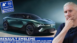 Renault Concept 2024 Renault Embleme Ein ElektroWasserstoffHybrid Eine Idee für die Zukunft [upl. by Ativla]