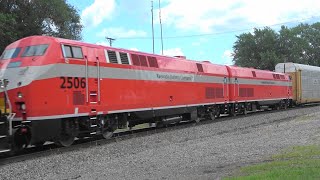 Keewatin Railway Power amp Coaches On BNSF Colona IL [upl. by Mia23]