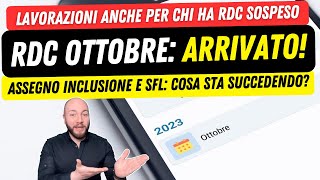 🎉 Reddito di cittadinanza ottobre lavorazioni iniziate [upl. by Oicneserc]