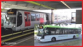 Metros  Buses at Zuidplein amp Slinge Rotterdam June 2017 [upl. by Byrn]