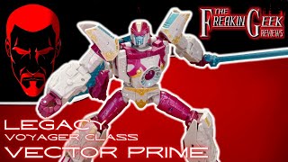 Legacy Voyager VECTOR PRIME EmGos Transformers Reviews N Stuff [upl. by Annawal]