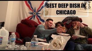 Best Deep Dish in Chicago  Lou Malnatis Pizza  Giordanos Pizza Review  Labriola Chicago Review [upl. by Rye]