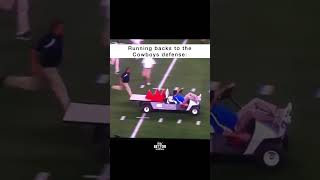 Staff lose control of golf cart before Cowboys game 😲 [upl. by Atinwahs629]