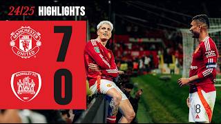 GOALS GALORE AT OLD TRAFFORD 🤩  Man Utd 70 Barnsley [upl. by Eeneg112]