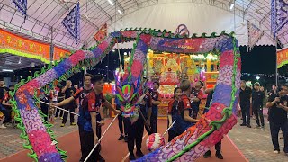 新加坡玄龍獅武坊 SG Team Xuan Foshan Lion amp 柔佛州玄龍獅武坊 Team Xuan Johor Dragon Dance At 東嶽胡松殿 on the 15124 [upl. by Aneelad655]