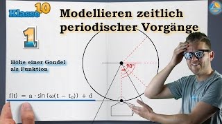 Trigonometrie periodischer Vorgänge  Klasse 10 ★ Übung 1 [upl. by Iat]