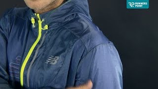 new balance LITE PACKABLE JACKET [upl. by Ymmak856]