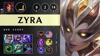 Zyra Carry vs KaiSa Unstoppable  NA Grandmaster Patch 1420 [upl. by Idyh543]