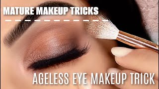 Eye Makeup Tips and Tricks for MATURE MAKEUP  How To Apply Eyeshadow on Mature skin [upl. by Atnahsa156]