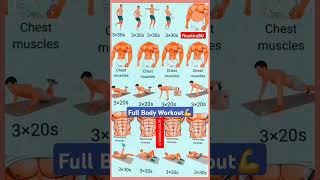 Full Body Workout at home fullbodyworkout fitness workoutathome [upl. by Idyh]