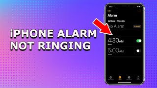 Alarm not working on iPhone How to FIX the issue [upl. by Auhsej]