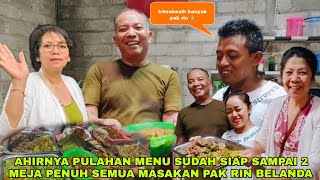 AHIRNYA BER MACAMquot MENU SIAP SAMPAI 2 MEJA PENUH SEMUA MASAKAN NYA PAK RIN BELANDAamp DI VC PAK MARCEL [upl. by Eserrehs]