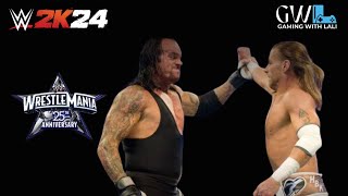 FULL MATCH  Undertaker vs Shawn Michaels WrestleMania XXV WWE 2K24 Gameplaygaming with lali [upl. by Ataga]