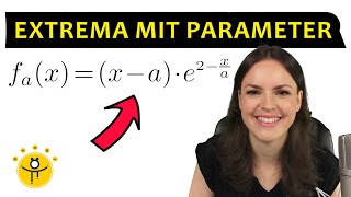 FUNKTIONSSCHAREN Extrempunkte e Funktion – Extremstellen mit Parameter berechnen [upl. by Ching]