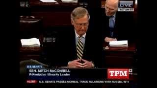 Mitch McConnell Filibusters His Own Bill [upl. by Gunn]