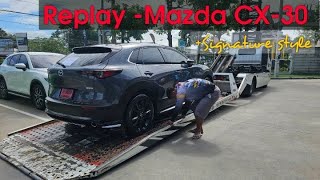 Replay Mazda CX 30 carbon Edition ดูแลการส่งมอบโดยเซลส์หน่อย สนใจสั่งจองรถยนต์โทร 0805646695 [upl. by Brenton968]