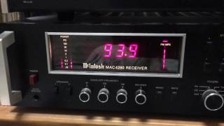 Mclntosh Mac 4280 Receiver test1 [upl. by Kennith167]