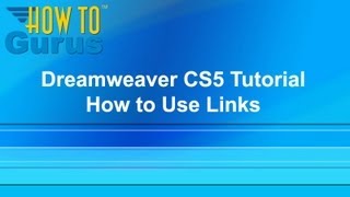 Dreamweaver CS5 Linking Pages Tutorial  How to Use Links in Dreamweaver CS5 [upl. by Neenaej]