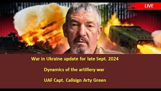 Top UAF planner Capt callsign quotArty Greenquot on the dynamics of the artillery war [upl. by Camilla]