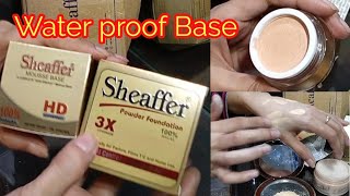 Sheaffer Powder Foundation  Sheaffer Mousse Base  Bridal Water Proof Base  Real Beauty Secrets [upl. by Eirol298]