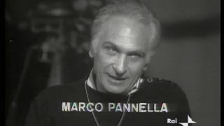 La prima Tribuna politica di Marco Pannella [upl. by Nevuer539]