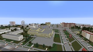 Pripyat before the Chernobyl Disaster V30 Minecraft [upl. by Eiram]