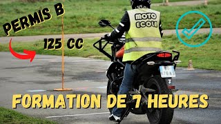 Formation de 7 heures 125 Comment rouler à moto avec un permis B [upl. by Eiliab555]