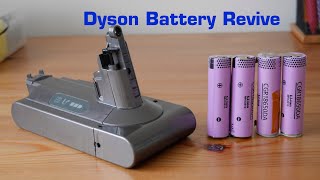 Dyson V12 V11 V10 V9 V8 V7 hoover battery hack DIY revive [upl. by Kcirdaed]