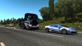 GALVATRON Freightliner Argosy TF4  Autos Piloto Superdeportivos  Ruta con sobredimensiones [upl. by Wolff22]