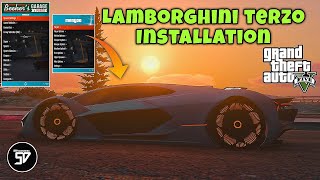 Lamborghini Terzo 20  Easy Installation With OpenIV amp Menyoo Trainer  GTA V MODS [upl. by Odracir662]